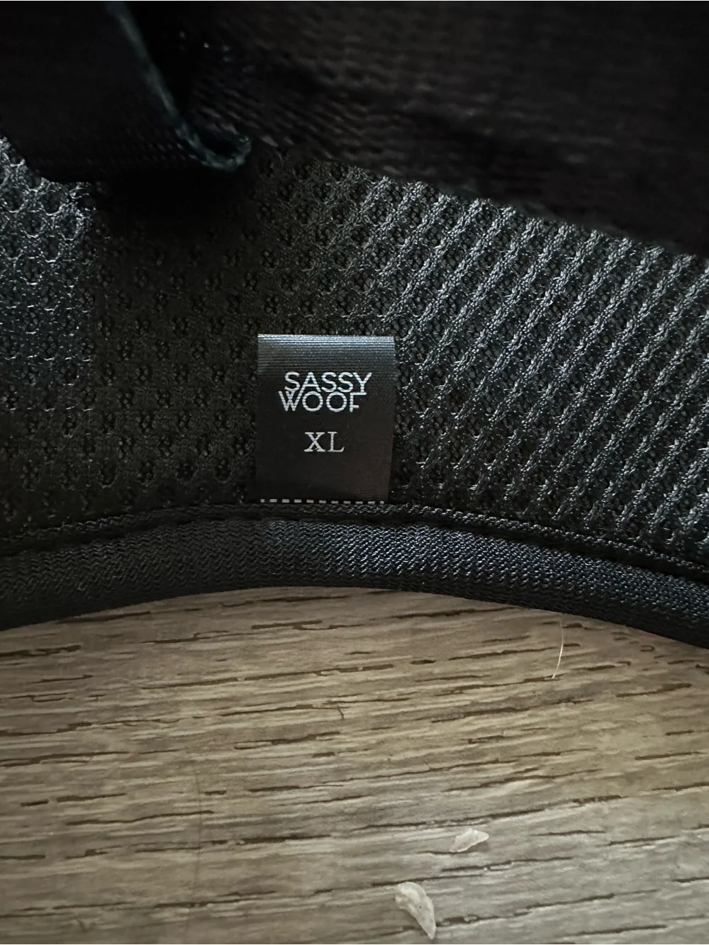 Sassy Woof Black Padded No-Pull Dog Harness size XL